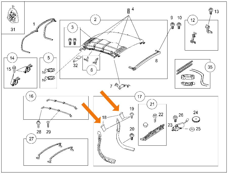 Smart Roadster Cover Striker 2x