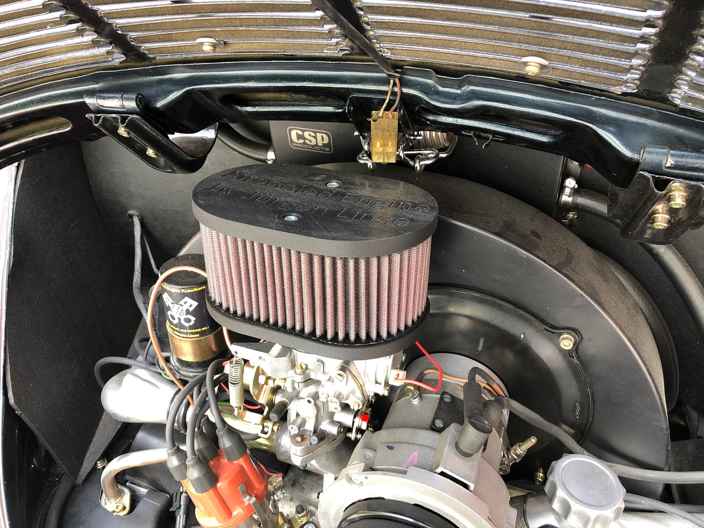 80mm Luftfilterkasten für VW Käfer CARBON-verstärkt