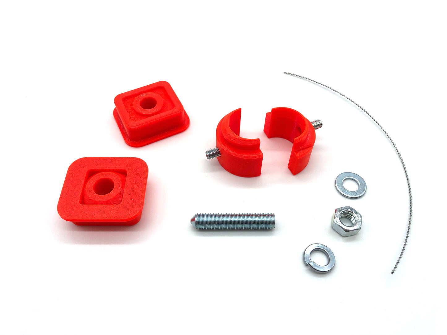 2-teilige Schaltstangenbuchse + Kupplungs-Gummis für VW Käfer