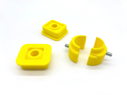 2-teilige Schaltstangenbuchse + Kupplungs-Gummis für VW Käfer